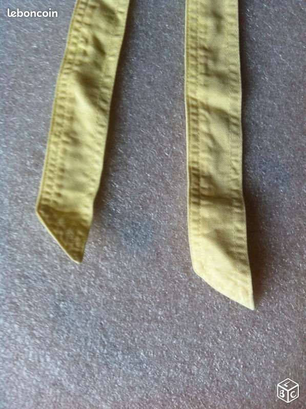 Ceinture neuve jaune à nouer /djmark (image 2)