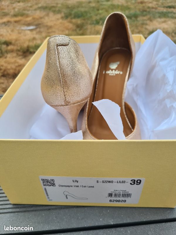 Champagne Bobbies Chaussures Mariage Chaussures Mariage