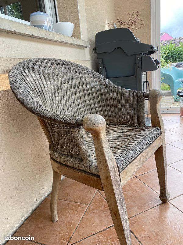 Fauteuil osier (image 2)
