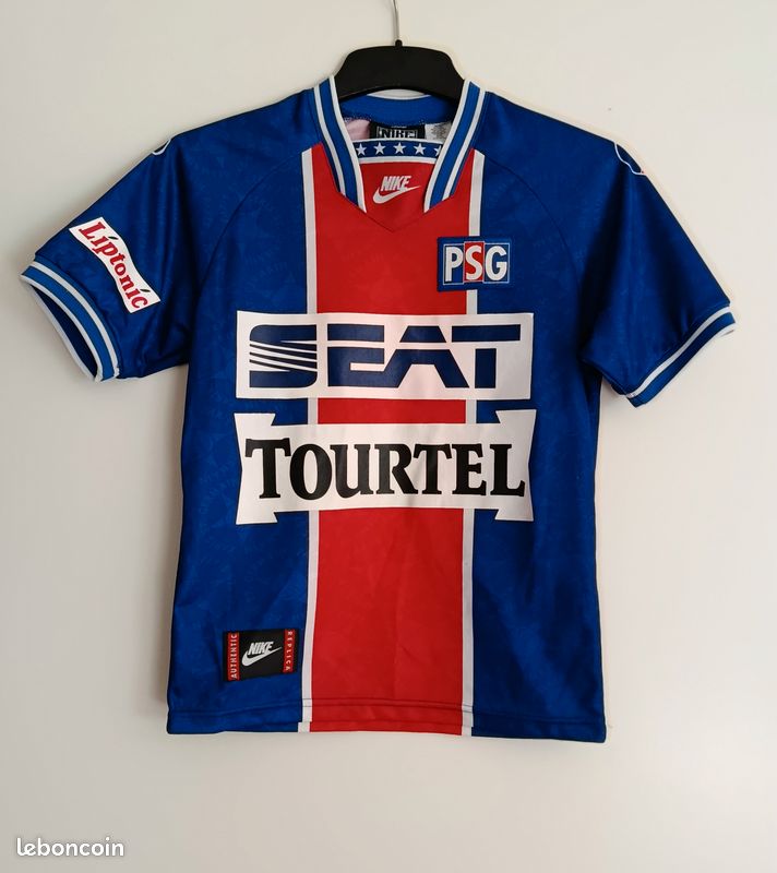 Maillot de foot PSG 94/95 taille M enfant (image 1)