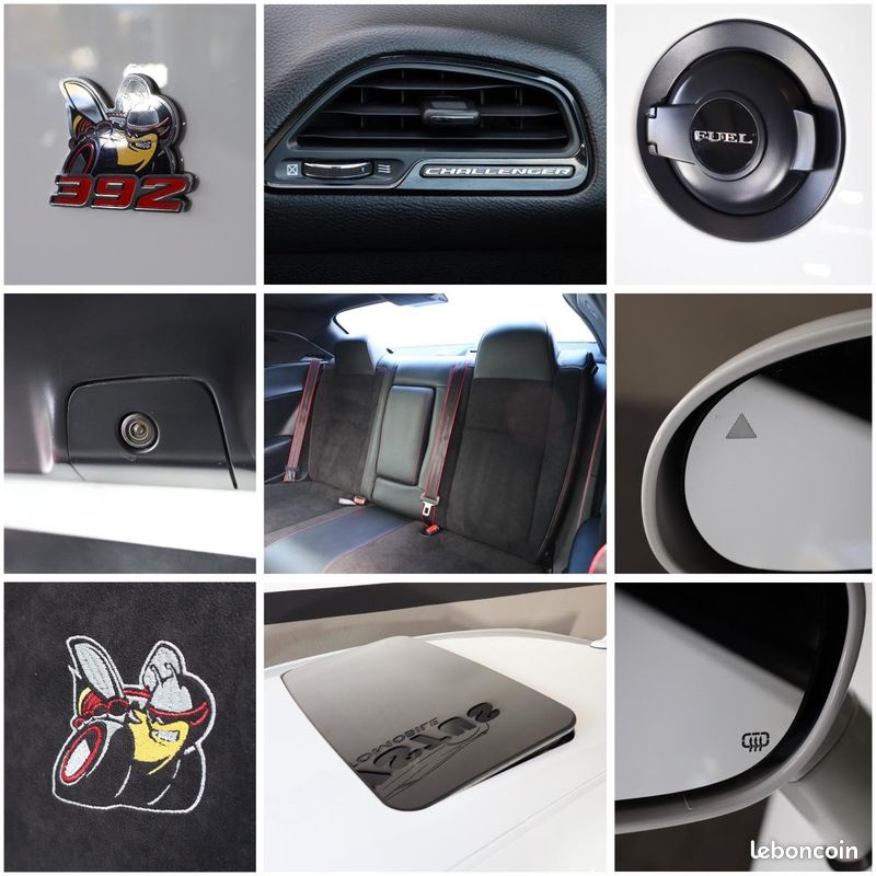 Dodge CHALLENGER Scat Pack 6.4 V8 HEMI 491 ch – BVA – Brembo – ACC – Jantes 20” (image 17)