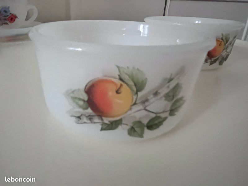Lot 2 Ramequins Arcopal Vintage – Collection Fruits (image 6)