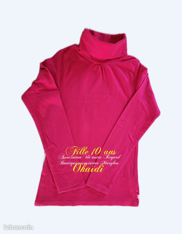 Magasin Okaidi Vetement Fille Fille 10 Ans Okaïdi Tee-shirt Col