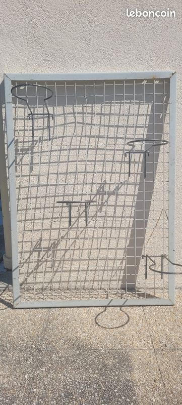 Supports murale / grillage plantes et pots de fleur (image 2)