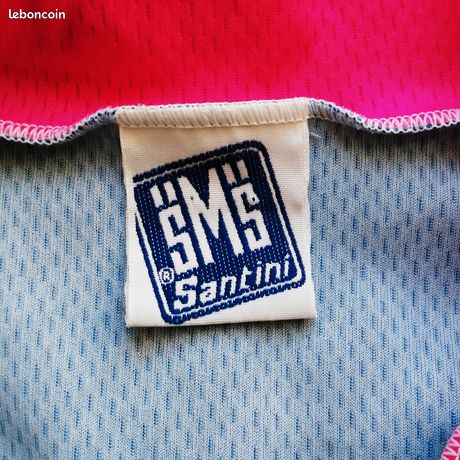 Maillot Cyclisme Vintage Équipe Lampre - Santini Taille M - Collection Cycliste