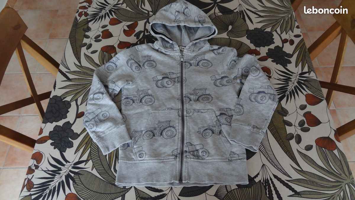 Sweat zippé garçon 10 ans - Vêtements