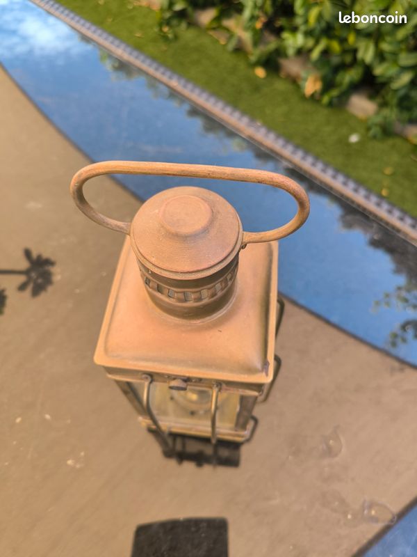 Acheter Ensemble De 4 Lampes à Huile En Verre Vintage, Mini Lampe à Huile En Laiton, Lampe à Huile Antique Pour La Décoration Intérieure, Mariage Nautique Ou Victorien, Vitrine De Magasin