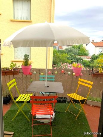 Appartement T3 de 62 m² avec deux terrasses à St Laurent/Salanque