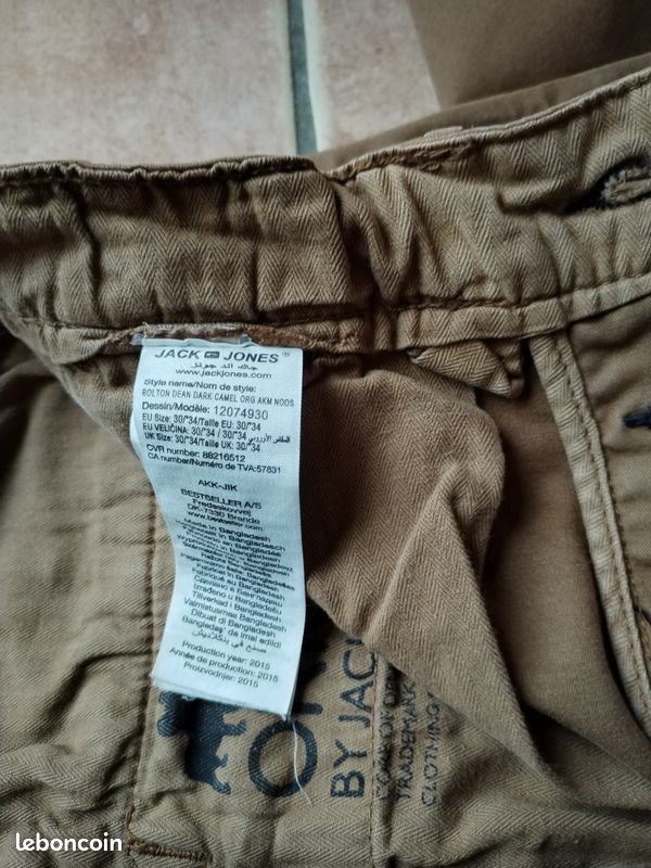 Pantalon Chino Slim Fit Jack & Jones W30 L34 (image 5)