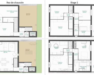 Maison 414 000 € - 94 m²