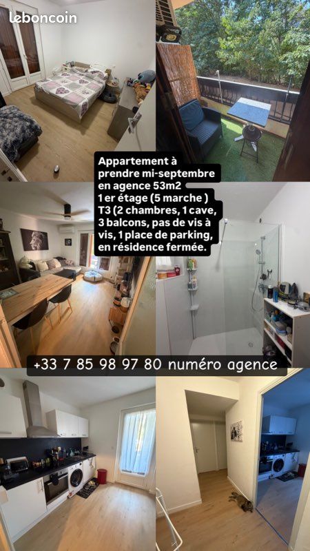 Appartement 3 pièces 53 m² · à Vidauban · 53 m² · 705 €