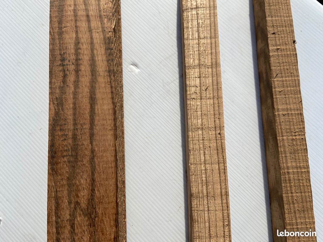 Carrelet bois précieux Zébrano 500X45X45 (image 2)