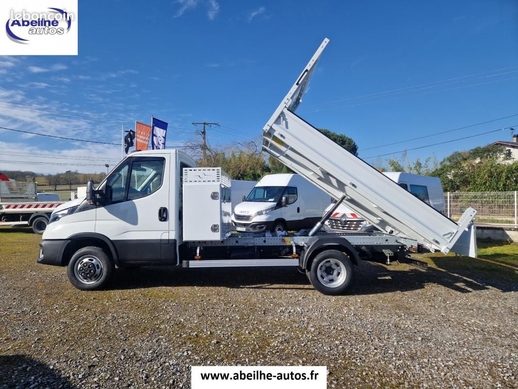 Iveco Daily CHASSIS CABINE 35C16 BENNE+COFFRE EMP 3M75 QUAD-TOR 3PL (image 7)