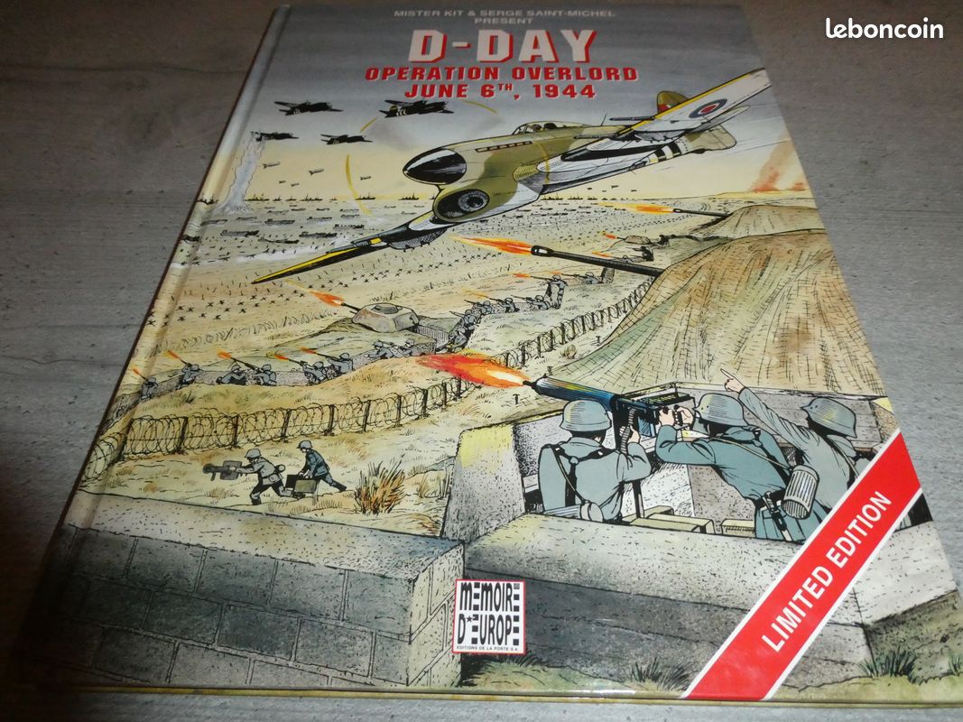 BD 6 Juin 1944 / BD D-DayOpération Overlord June 6 th , 1944 / Les Cargos de la Victoire / DVD Dieppe 1942 / BD Histoire d'une famille Française (image 4)