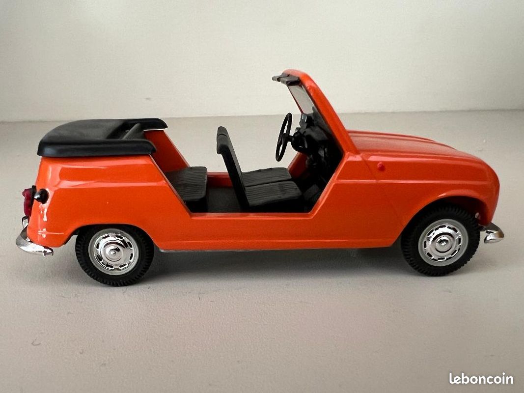 Modèle Réduit Renault 4 Plein Air 1968 - Échelle 1/43 - Marque IXO - Occasion Très Bon État En Boîte