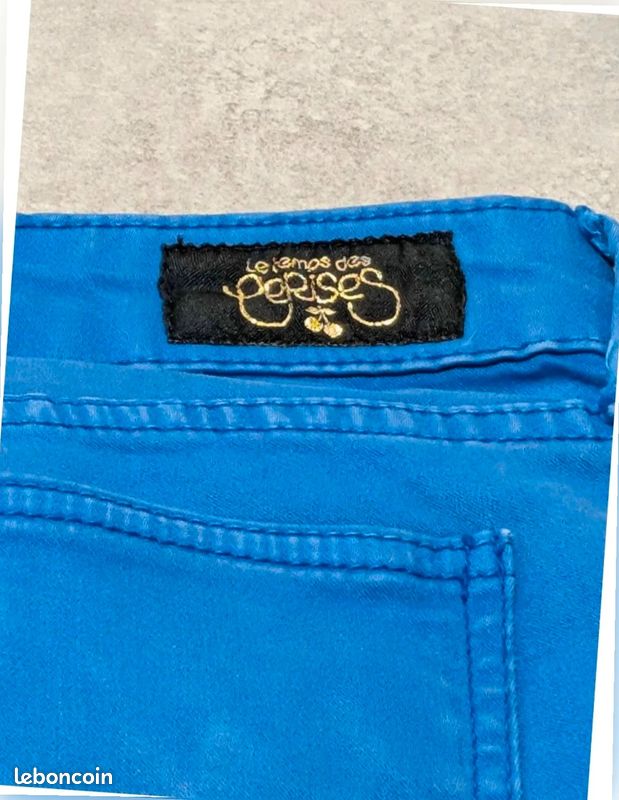 Short homme bleu LTB électrique – slim taille – stretch #38 (image 6)