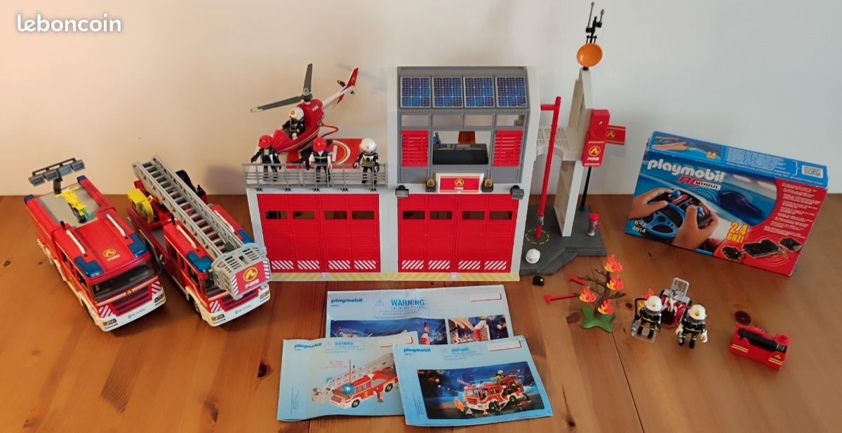 Lot de pompiers Playmobil (image 1)