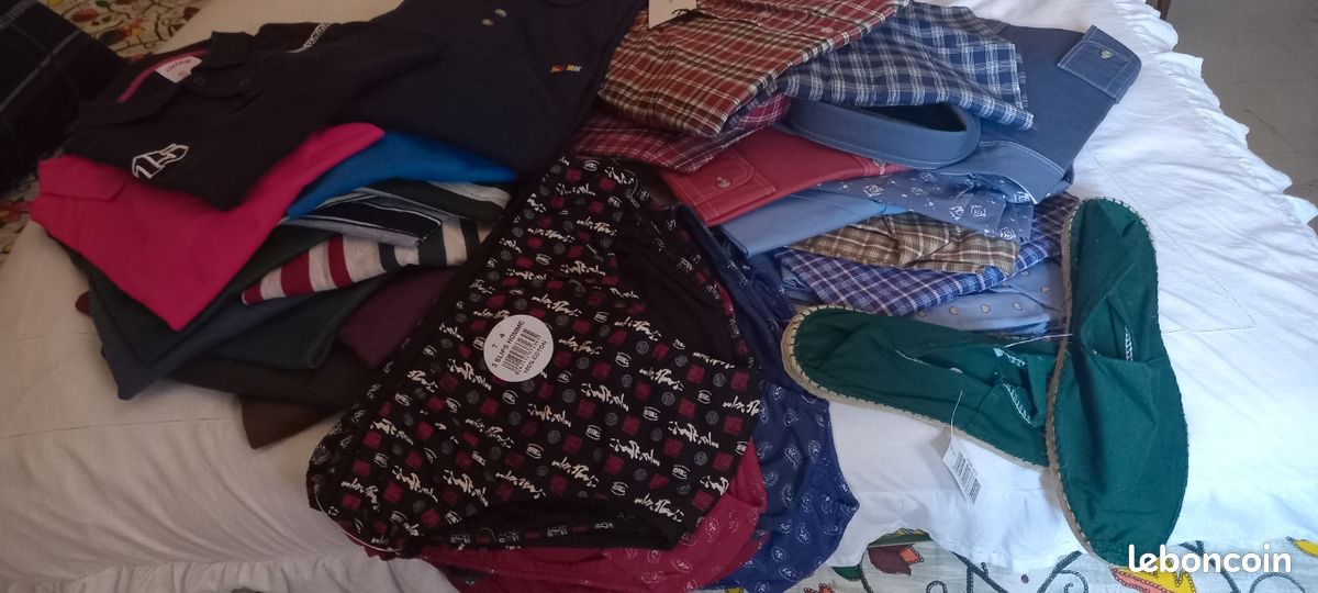 Lot de 32 vêtements homme neufs (image 1)