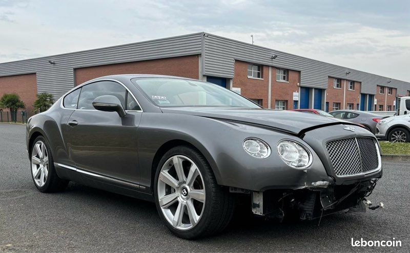 Bentley Continental GT 6.0L W12 575ch 2012 endommagé (image 6)
