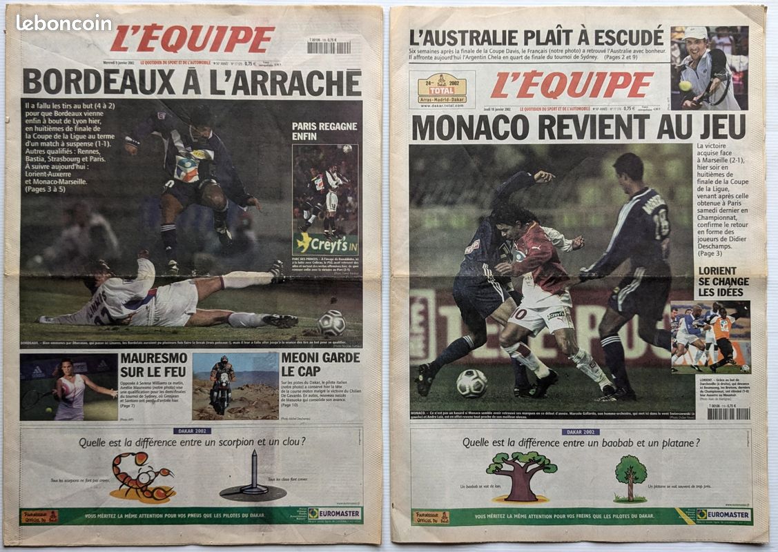 L'Equipe Journal 21/03/2005; Coup double pour Renault et Alonso/ Thierry Henry