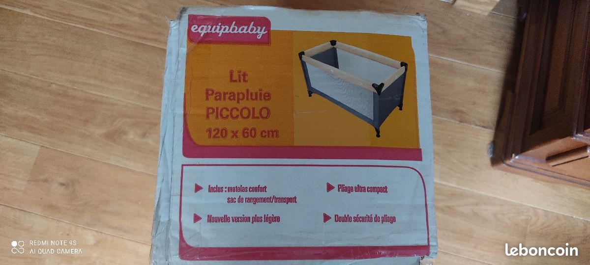 Lit Parapluie Bébé (image 1)