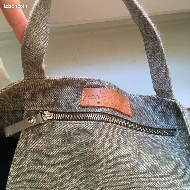 Sac Cabas Vanessa Bruno Lin paillettes rose Accessoires Bagagerie