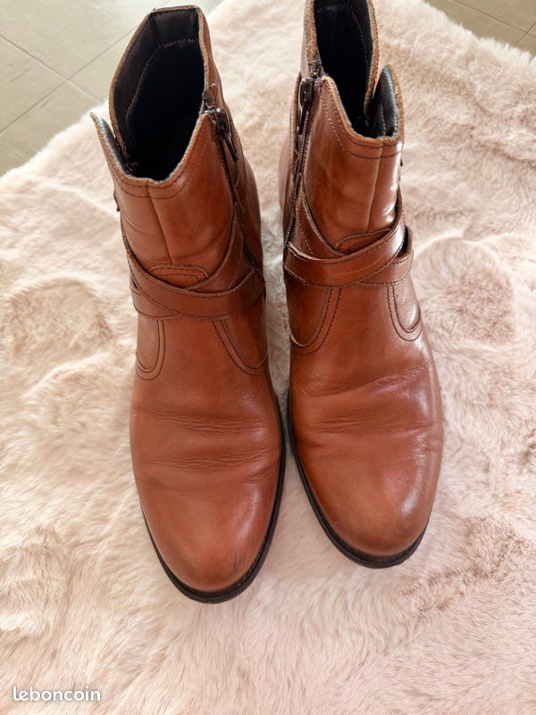 Bottines marron Di fontana (image 4)