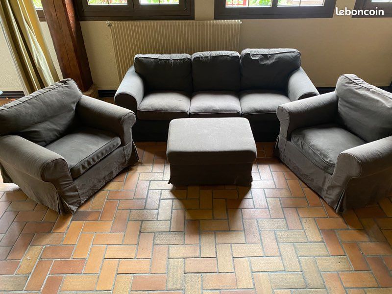 Ensemble canapé + fauteuils (image 1)