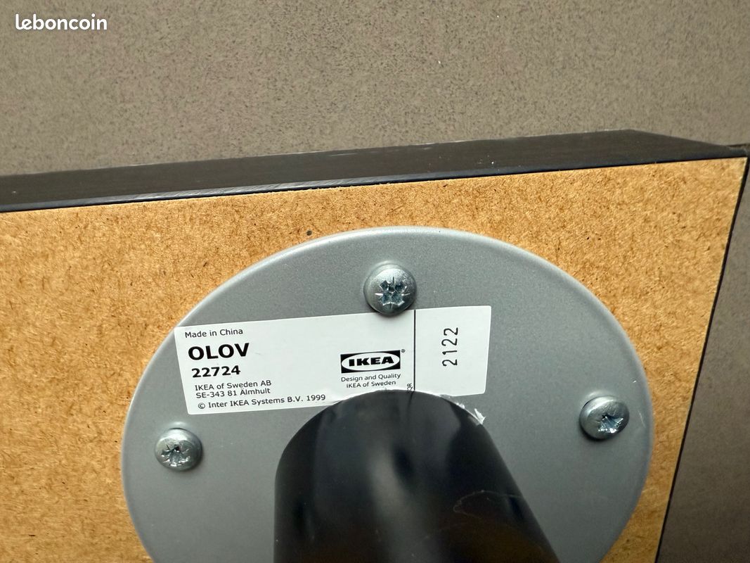 Bureau Ikea : plateau LAGKAPTEN 2x0,6 m + 5 pieds OLOV (image 4)
