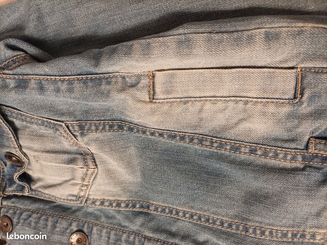 Veste en Jean bleu Okaïdi 10 ans (image 4)