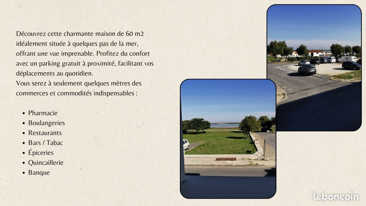 Maison 3 pièces 60 m² · à Port-des-Barques · 60 m² · 125 000 €