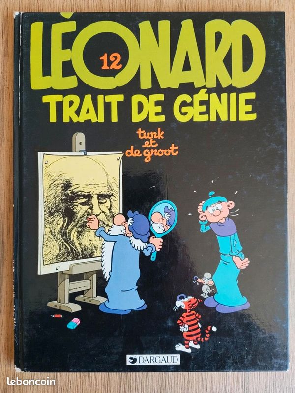 Léonard T12 – Trait de génie – EO 1985 – Dargaud – Turk & De Groot (image 1)