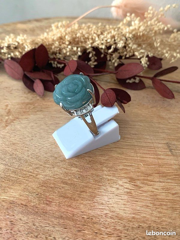 Bracelet en jade de Thaïlande et noix de coco