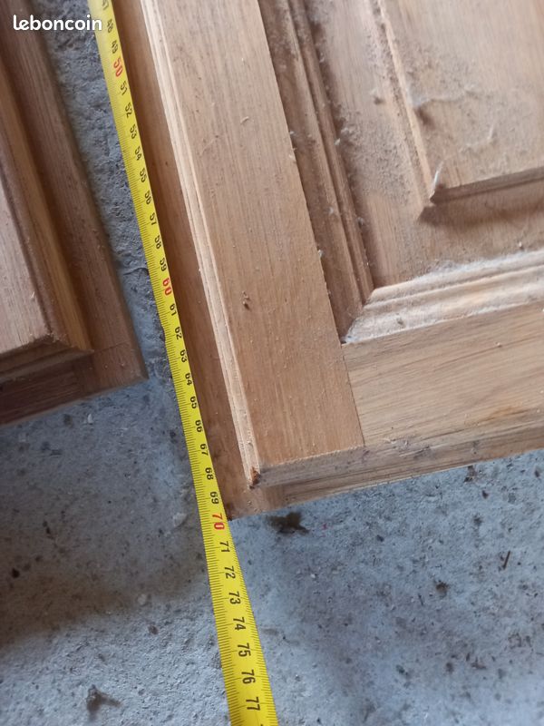3 façades de meuble en bois sans charnière neufs (image 4)