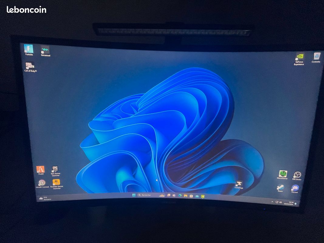 Écran Samsung incurvée 120hz 144hz (image 1)