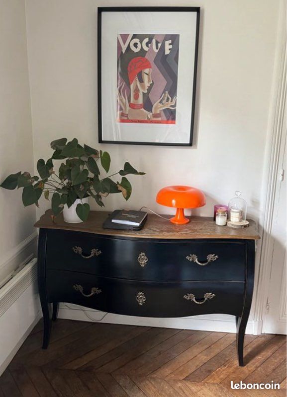 Commode Noire style Victorien (image 1)