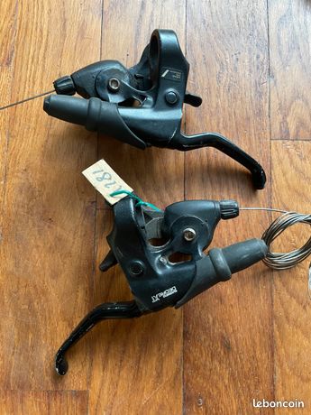 Leviers De Vitesse Shimano Anciens – Pour Vélo De Route/course, Argentés, Acier