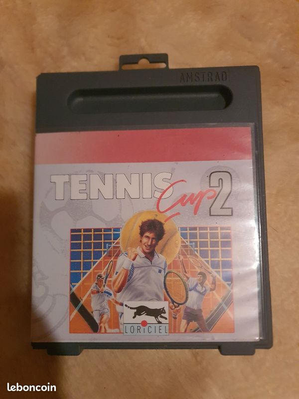 Jeu Amstrad Tennis Cup 2 (1990) - Loriciel - Cartouche De Sport Rétro - Jeu De Tennis