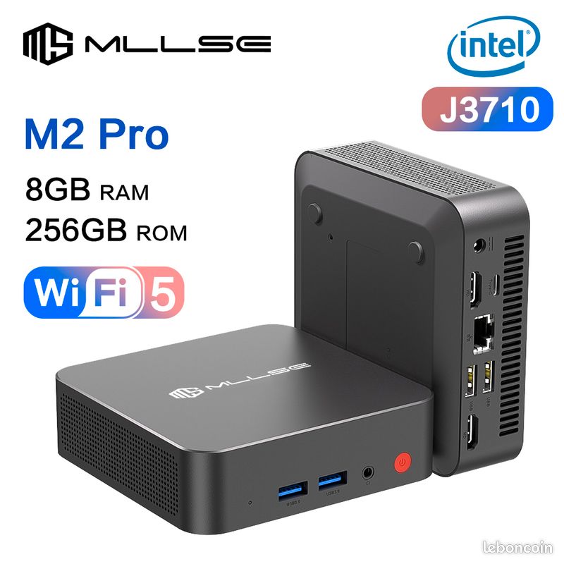 Mini Ordinateur PC MLLSE M2 Pro Intel J3710 8GB RAM 256GB SSD (image 1)