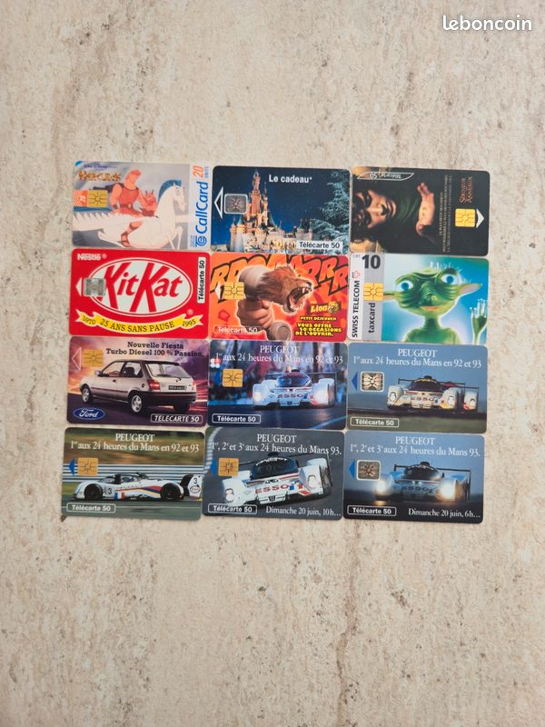 Lot Carte Téléphonique (image 1)