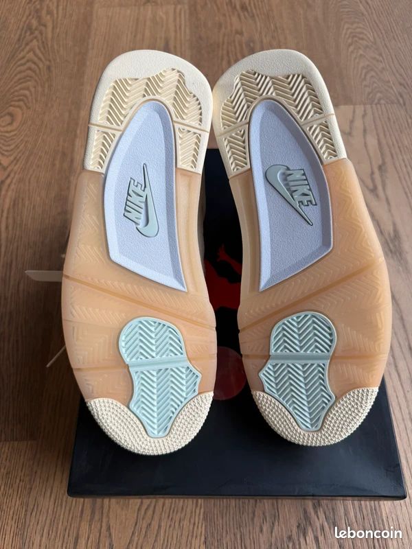 OFF-WHITE × Jor/dan Air 4 blanc cassé (image 6)