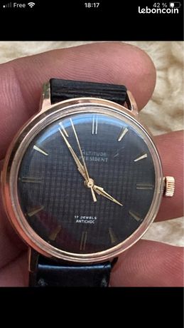 Montre Mécanique Altitude - Boîtier Acier - Diamètre 21mm - Fonctionne - Occasion
