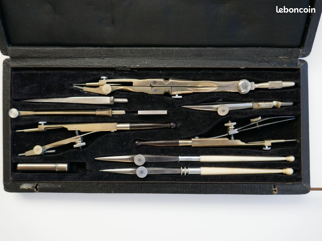 BOITE À COMPAS ancienne modèle 503 TBE EUR 14,00 - FR