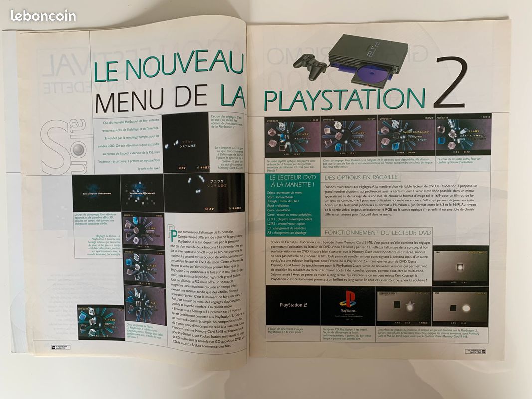 Brochure collector presentation de la playstation 2 en france jeux video ps2 (image 4)