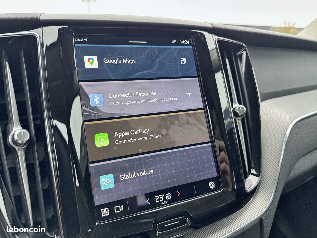 VOLVO XC60 T6 AWD Hybride rechargeable 253 ch+145 ch Geartronic 8 Plus Style Dark (image 11)