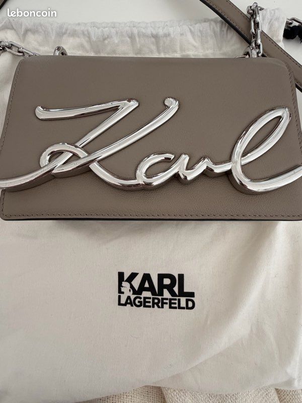 Sac Karl Lagerfeld beige (image 1)