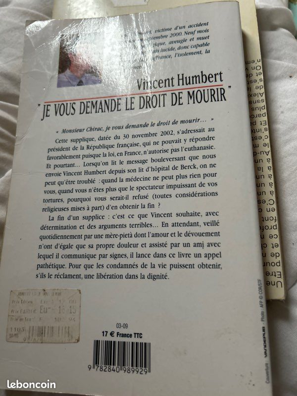 Je vous demande le droit de mourir, Vincent Humbert (image 3)
