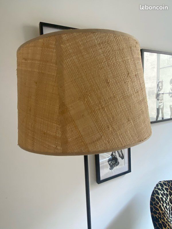Lampadaire tripode vintage métal années 60 (image 7)