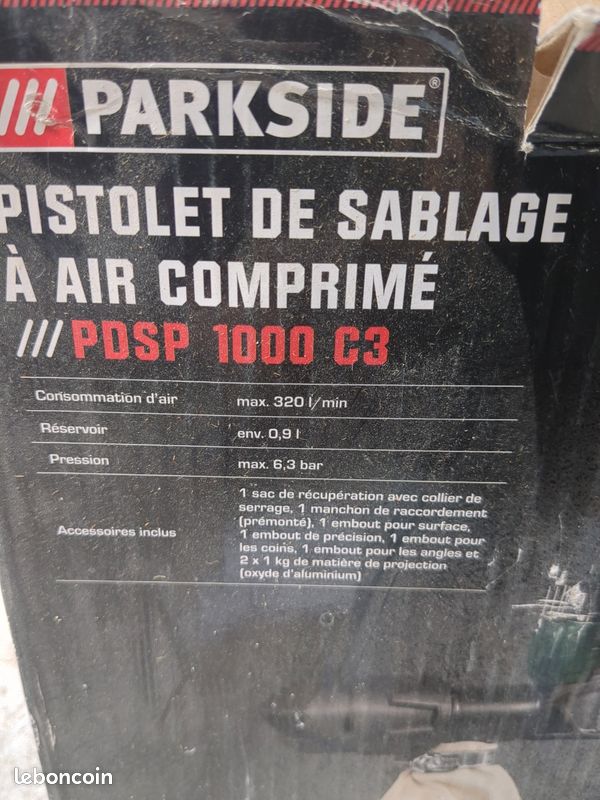 Pistolet pneumatique de sablage (image 2)