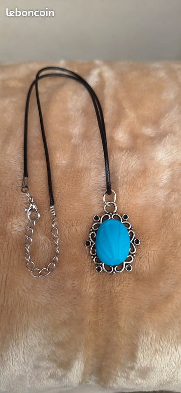 Collier été bleu (image 6)